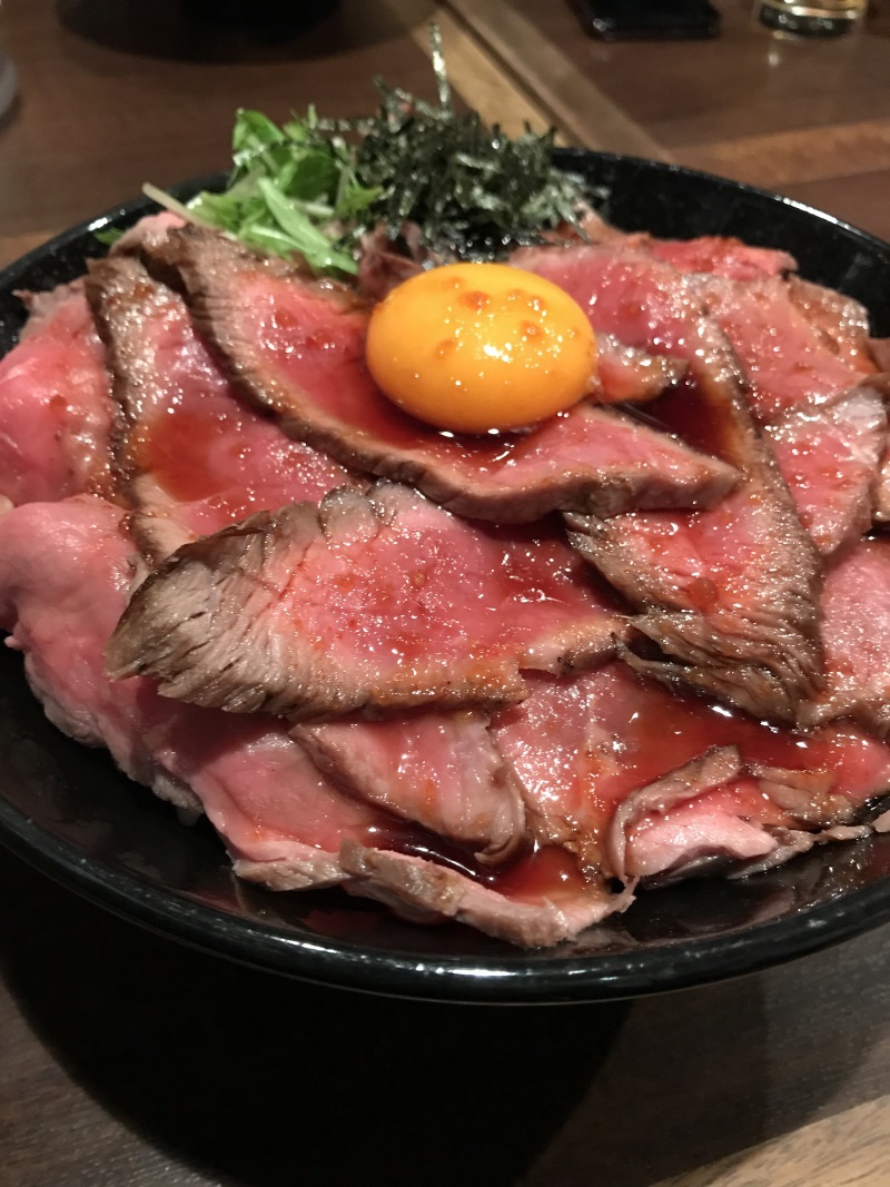 ローストビーフ丼