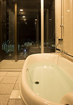 写真：13階ビューバスジュニアスイートのお風呂