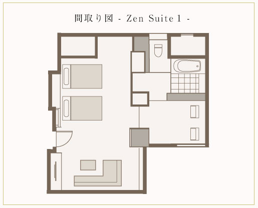 間取り図 - Zen Suite 1 -