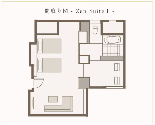 間取り図 - Zen Suite 1 -