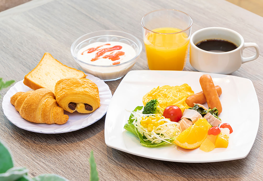 名古屋の観光、ビジネスの拠点としてご宿泊に最適。ホテル京阪名古屋の朝食 イメージ
