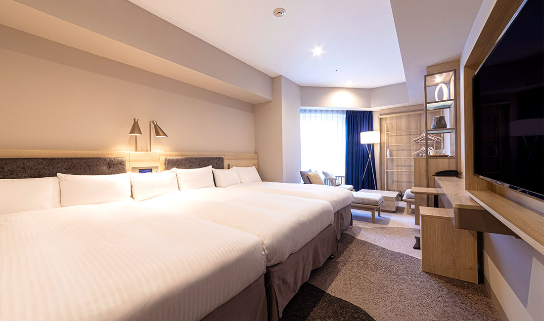 名古屋の観光、ビジネスの拠点としてご宿泊に最適。ホテル京阪名古屋のスーペリアツインルーム