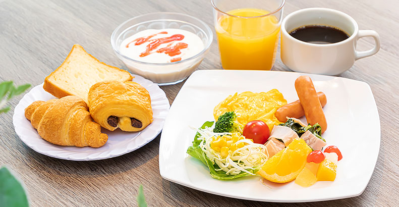 名古屋の観光、ビジネスの拠点としてご宿泊に最適。ホテル京阪名古屋の朝食