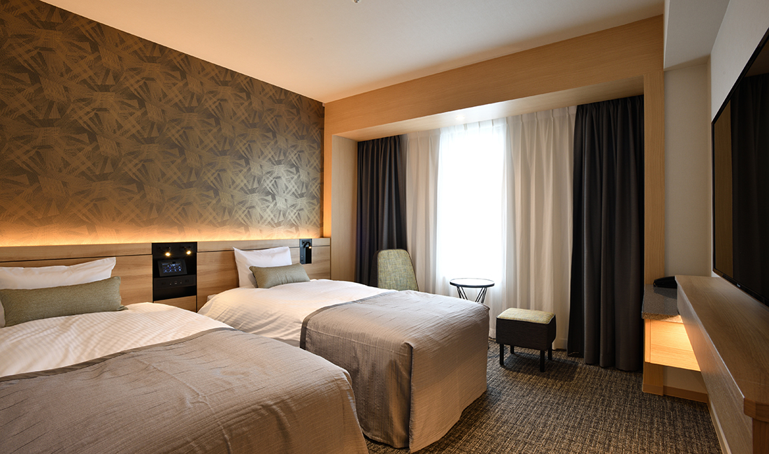 仙台の観光、ビジネスの拠点としてご宿泊に最適。ホテル京阪仙台のツインルーム