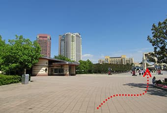 ゲート前通路イメージ